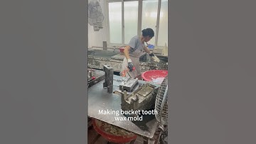High quality bucket teeth| Bucket tooth wax mold manufacturing process display #bucketteeth