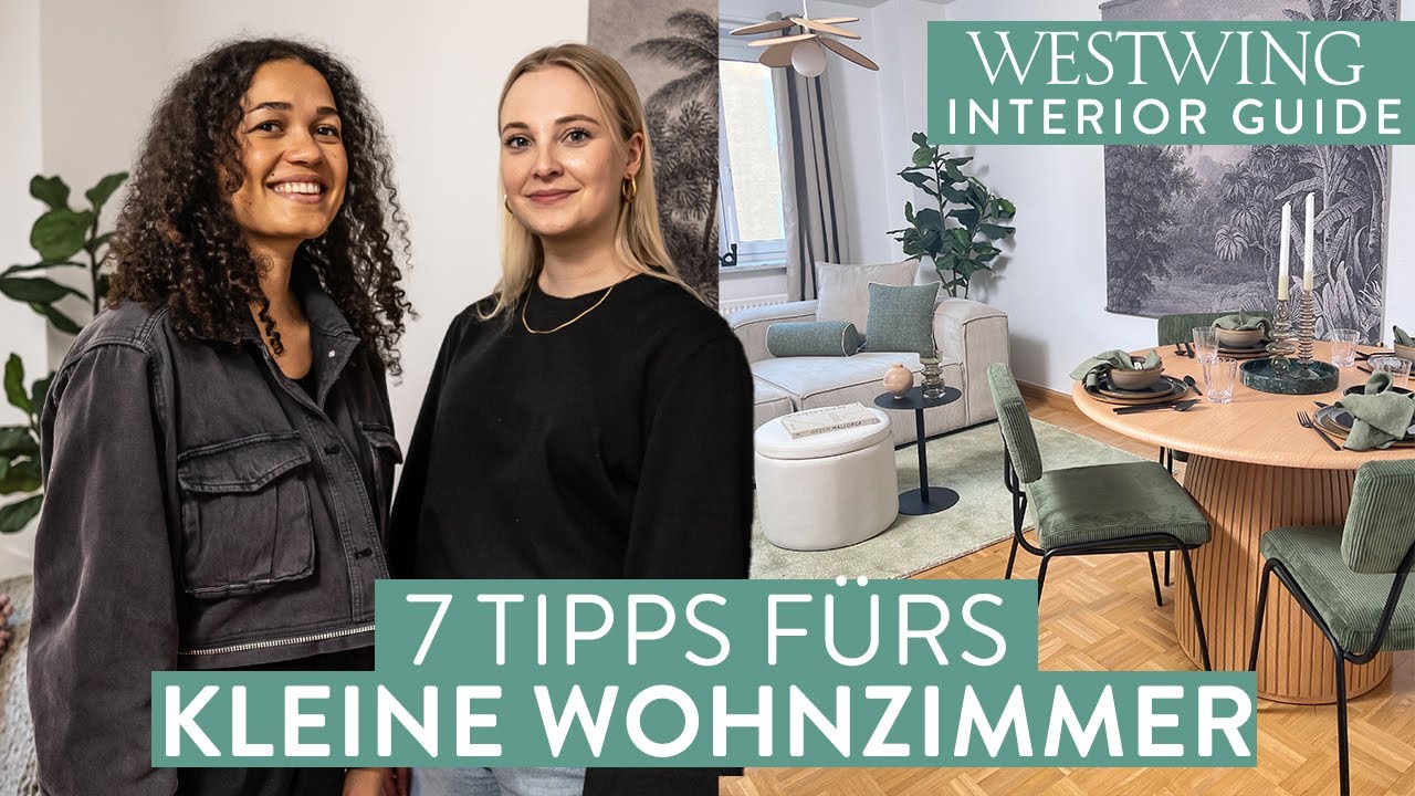 Kleines Wohnzimmer einrichten   Tipps für ein schöneres Zuhause   Makeover