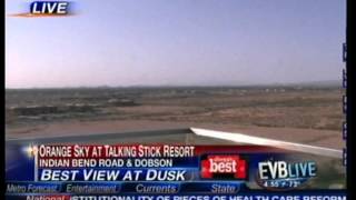 "Best View at Dusk" Orange Sky  | Talking Stick Resort screenshot 3