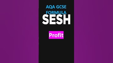 Profit - AQA GCSE Business Formula #shorts