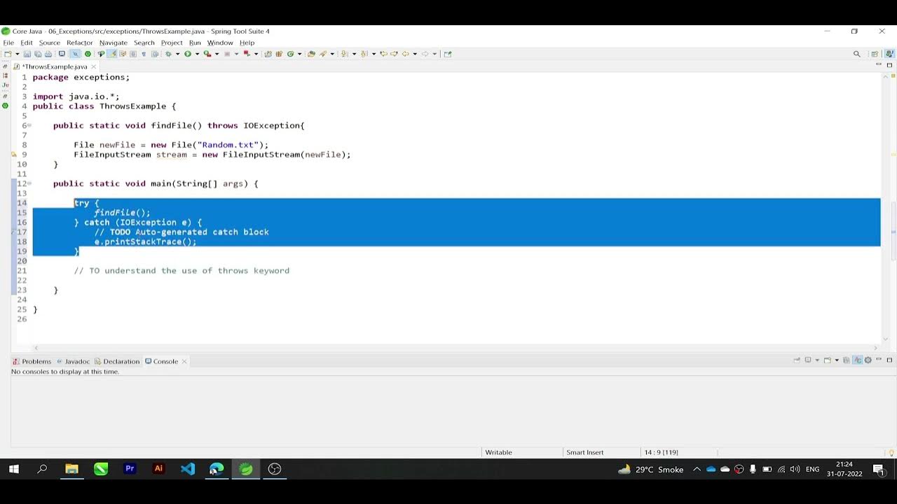 Server threw an exception