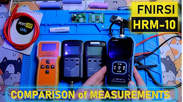 QR4You: Сomparison of measurements Fnirsi HRM-10, original and non-original Yaorea YR1035+, RC3563.