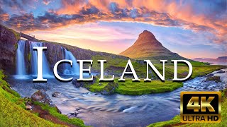 FLYING OVER ICELAND (4K UHD) - Relaxing Music Along With Beautiful Nature Videos - 4K Video HD