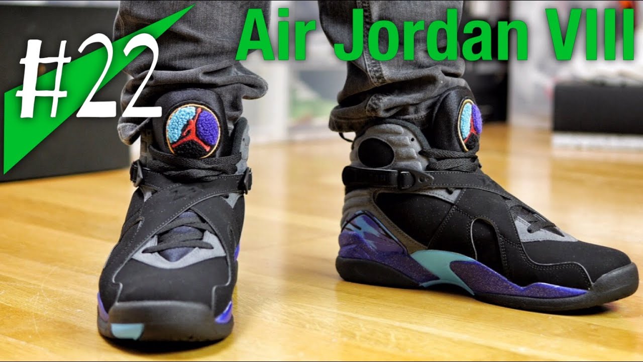 jordan 8 aqua on feet jordan 8 aqua on feet