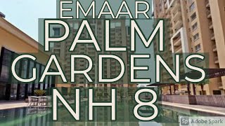 EMAAR PALM GARDENS || 1900 SQ FT ||3 BHK + Ser + Lounge || SECTOR 83 || NH 8