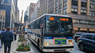 MTA & NYCT Bus: 2015 Prevost X3-45 2510 As X68 + BxM3, BxM7, BxM9 & More @ Madison Ave & E. 40 St