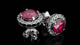 Pink Sapphires Ring | 4K Randering | Keyshot | Jewelery Visualization | Photorealistic | @Keeva