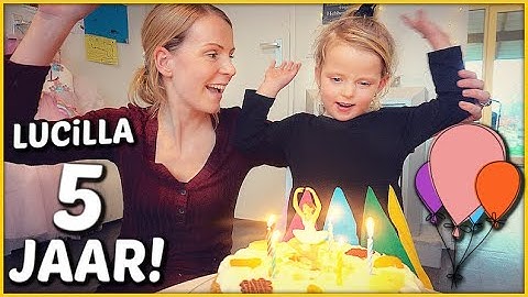 HOERA! LUCiLLA iS JARiG! 🎉 ( 5 jaar) | Bellinga Vlog #1618