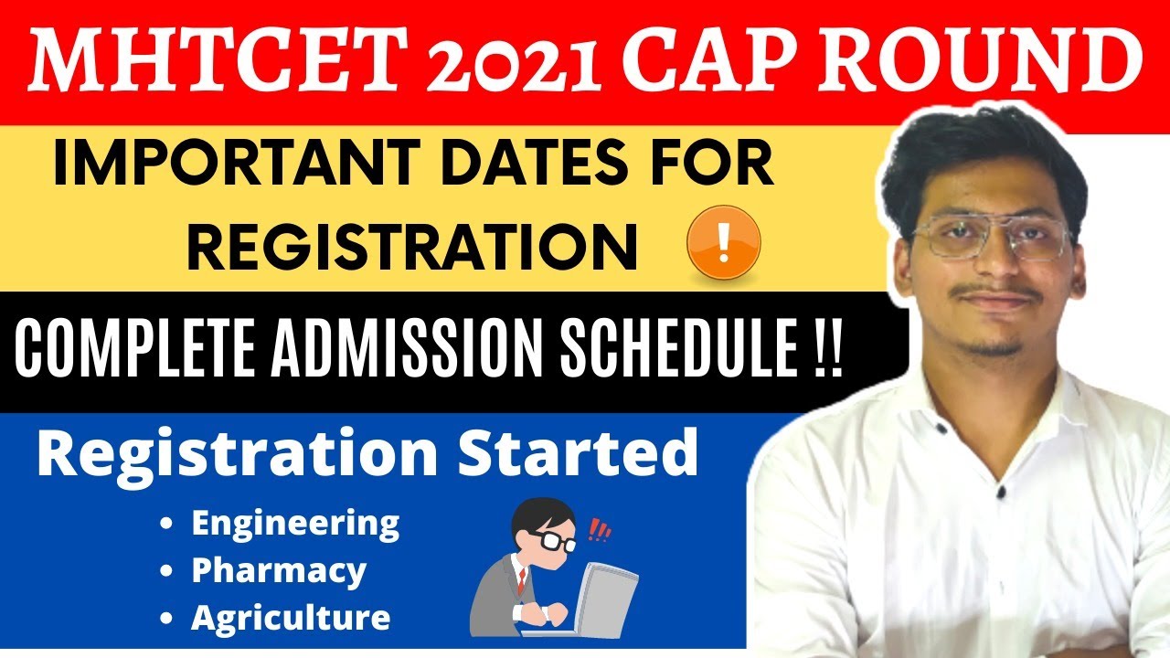 Mht Cet Cap Round 2021🔥|Important Dates for ENGG/PHAR/AGRI Admission💯💥|Complete Cap Round Explained🤩