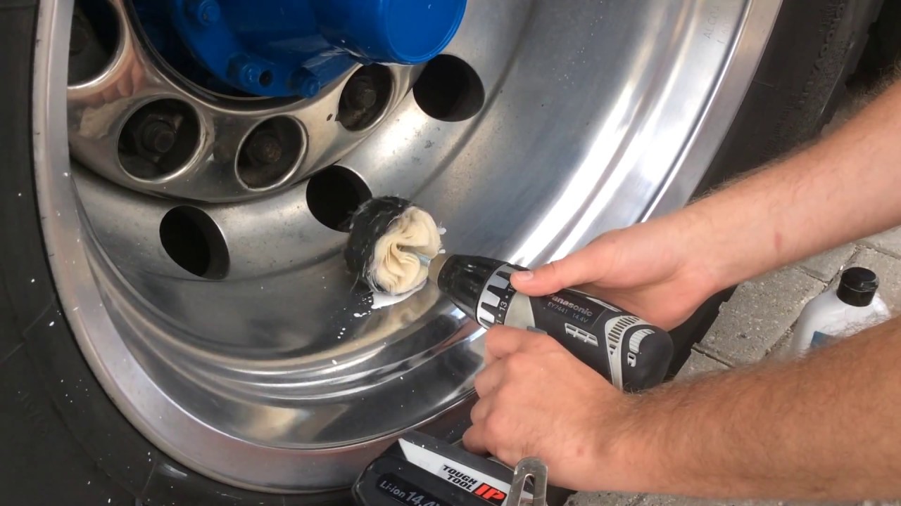 Great Lion Metal Polish Cotton Ball How To Polish Your Alcoa Rims Youtube