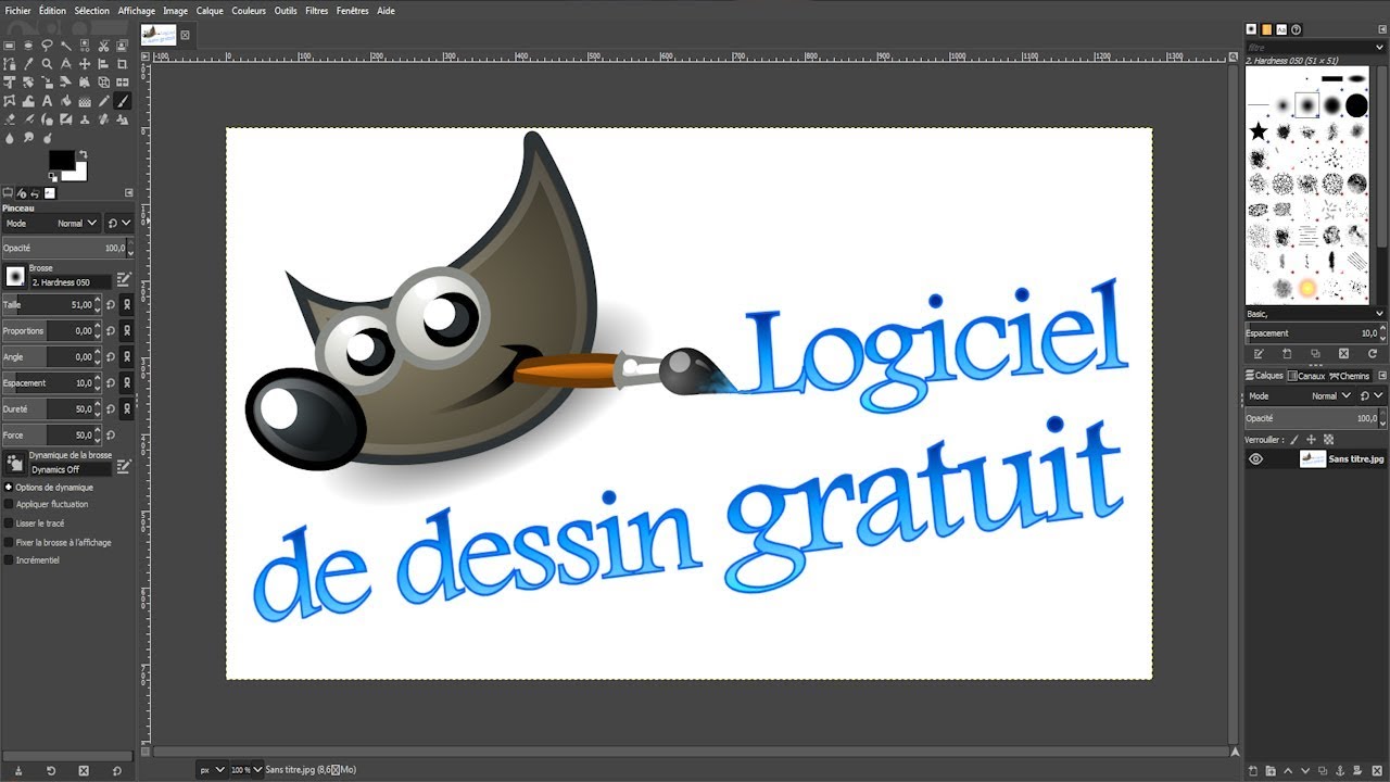 LOGICIEL GRATUIT DE DESSIN ou MANIPULATION D'IMAGE YouTube
