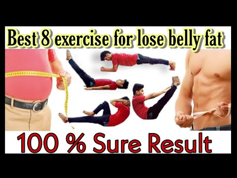 8 best effective exercise for lose belly fat. - YouTube
