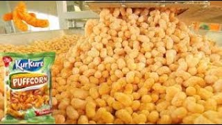 How Puffcorn Are Made In Factory Food Factory Amazing Food Manufacturing Process