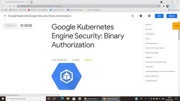 Google Kubernetes Engine Security  Binary Authorization   Qwiklabs GSP479