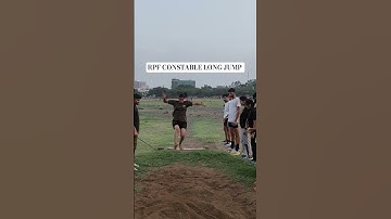 RPF CONSTABLE RPF SI LONG JUMP DANGI  PHYSICAL ACADEMY INDORE
