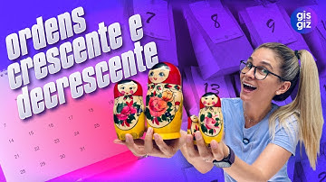 ORDENS CRESCENTE E DECRESCENTE