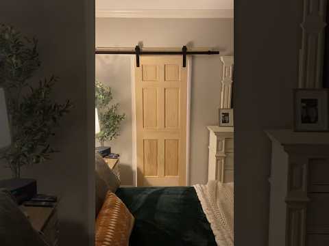 DIY sliding bathroom