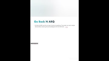 Advantages of Go-Back-N-ARQ protocol in computer network in bangla.