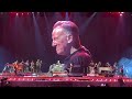 Tom hanks  rita wilson sing because the night at bruce springsteen show in barcelona april 30 2023