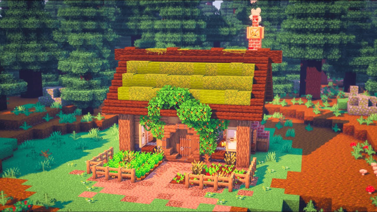 Minecraft | How to Build a Cozy Rustic Cottage - YouTube