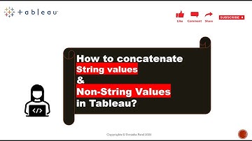 How to concatenate string values and non-string values in Tableau?