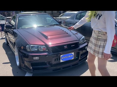 愛車紹介R34GTRミッドナイトパープル2、りょーちゅーぶさん - YouTube