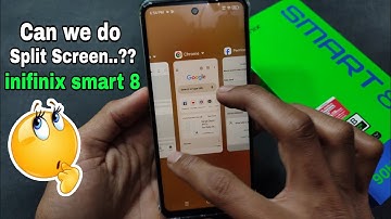 Can we do split screen on Infinix Smart 8...??? Watch this video.!!!