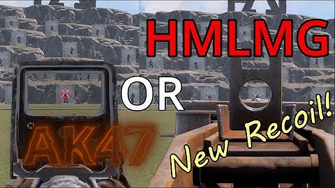 NEW RUST RECOIL &  GUN, AK VS HMLMG