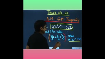 JEE Maths Tricks | AM-GM Inequality Tricks | PT Sir IIT Kanpur