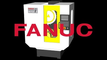 FANUC ROBODRILL Alpha T21ie Machine Tool CNC Simulation with NCSIMUL