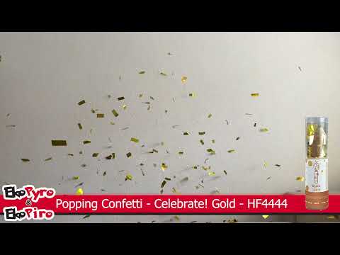 Video: Iskakajuće konfete - Celebrate! Zlatne