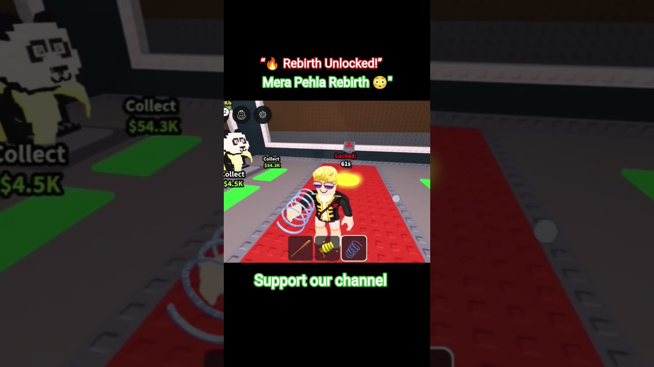 🔥 Rebirth Unlocked in Steal a Brainrot | Roblox FPS Shorts 