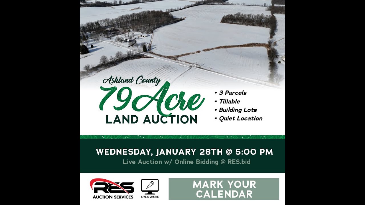 Ashland County 79-Acre Land Auction