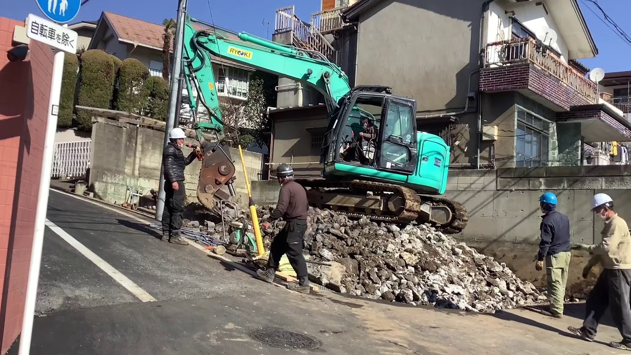 解体工事#9 KOBELCO sk135SRD コベルコ 油圧ショベル パクラー(小割