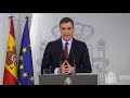 Pedro Sánchez declara oficialmente el estado de Alarma en España