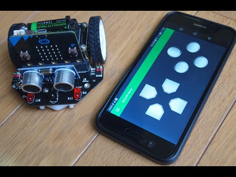 micro:bit Maqueen をBluetooth接続のスマホでラジコン化