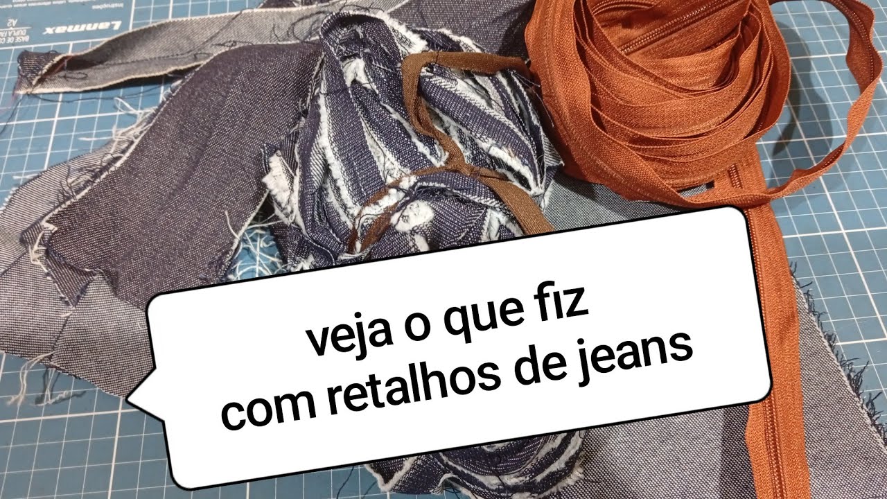Como ganhar dinheiro com retalhos de jeans 