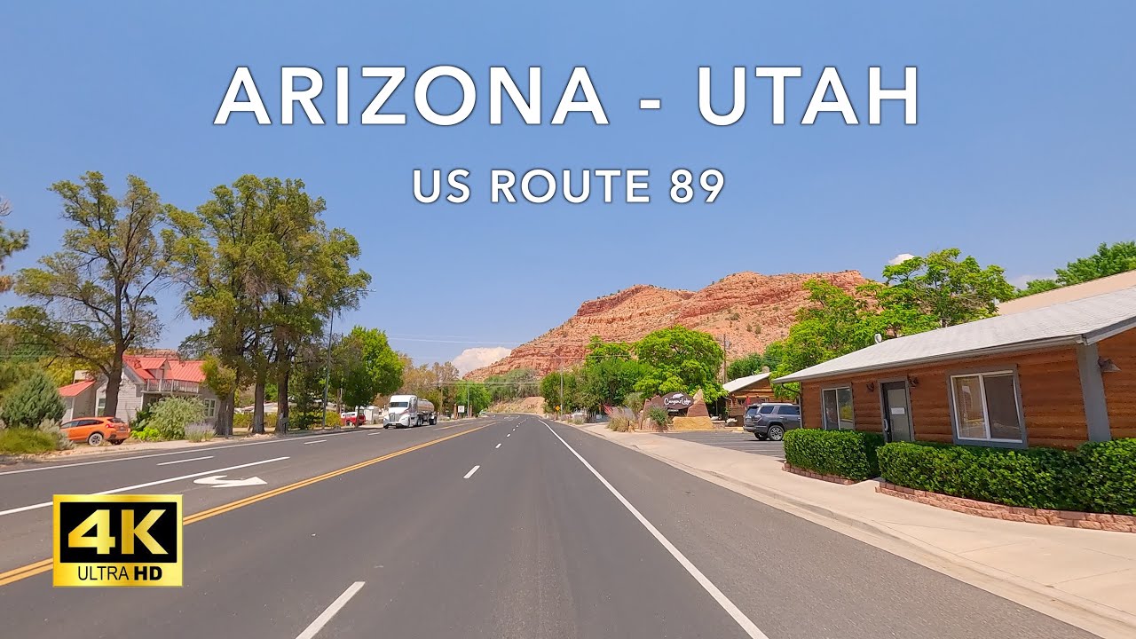 Driving Scenic US Route 89 | Arizona to Utah Road Trip | 4K
