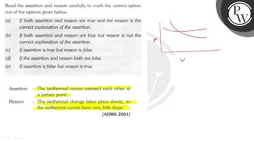 Read the assertion and reason carefully to mark the correct option ...