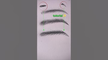 how to draw eyebrows ✨#art #drawing #tutorial #eyebrows #shorts