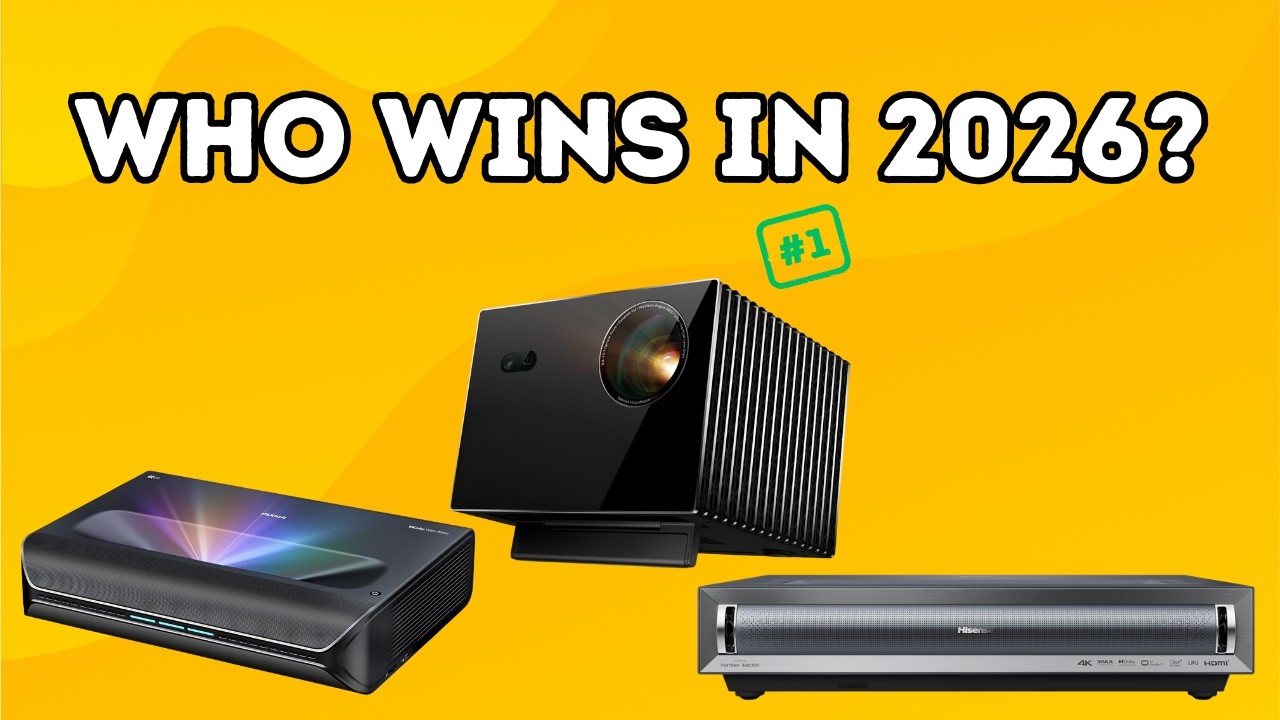 Top 3 Best Ultra Short Throw Projectors in (2026) | Best Laser TVs!