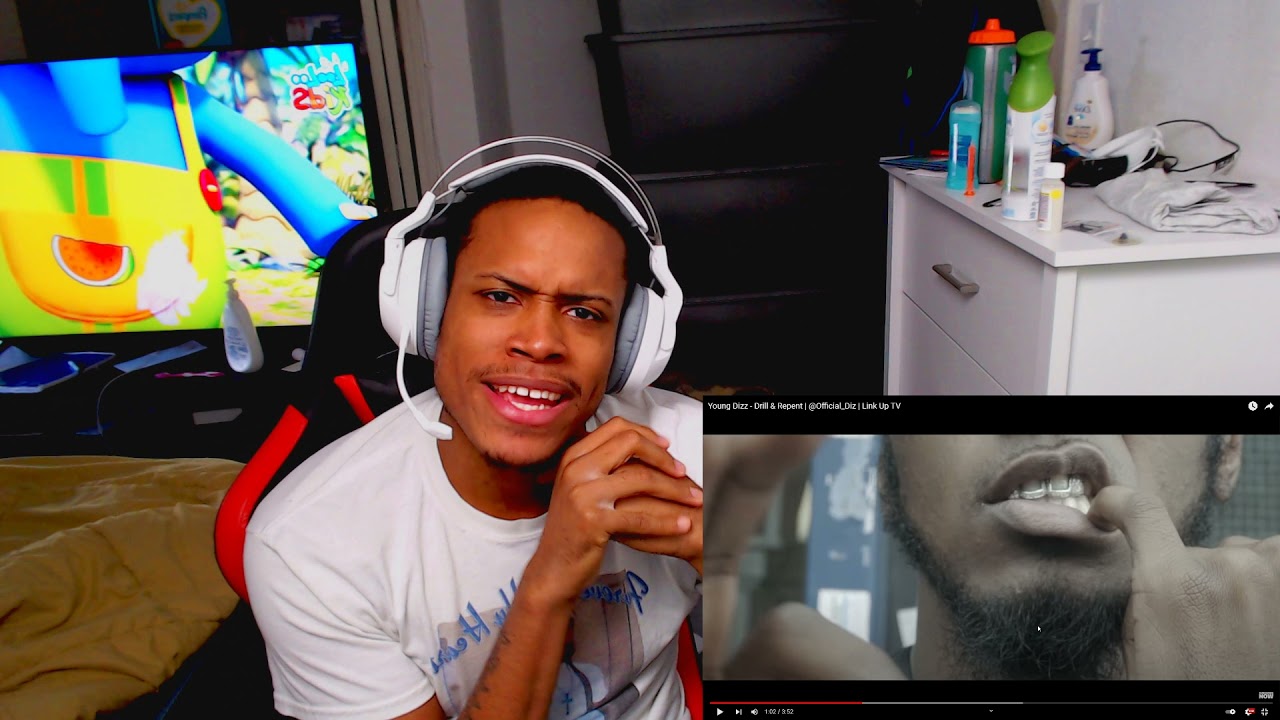 THIS CRZY MF!!!Young Dizz - Drill & Repent | @Official_Diz | Link Up TV(AMERICAN REACTION)