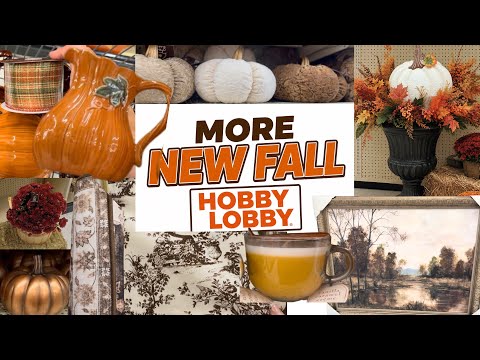 MORE NEW Hobby Lobby Fall Decor 2026, Fall shop with me, Fall Planning and prep 2026