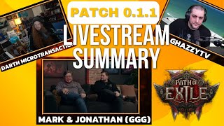 Patch 0.1.1 CHANGES Summary! - Path of Exile 2