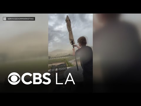 Intense winds rip through Temecula as Tropical Storm Rachel moves through Southern California