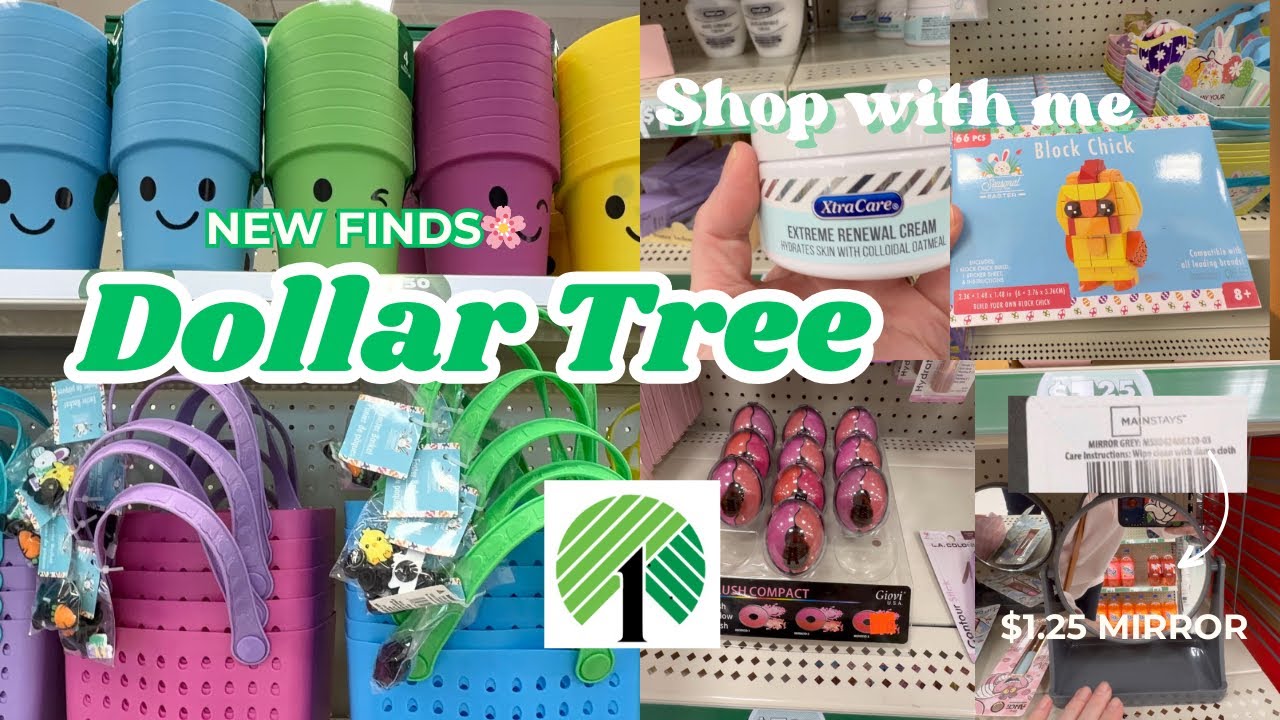 Новые весенние и пасхальные находки из Dollar Tree 🌸🐰 + зеркало для макияжа за 1,25 доллара (попу...