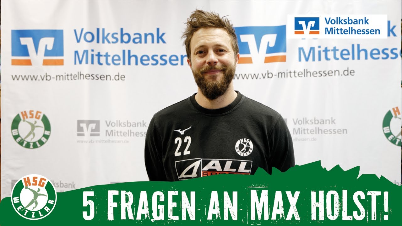 5 Fragen an Maximilian Holst vor dem Spiel gegen den THW Kiel!