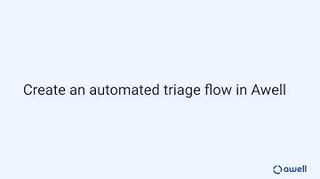Create an automated triage flow
