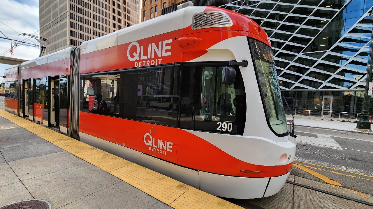 [4K] – Full Ride - The QLine (Detroit Streetcar) - YouTube