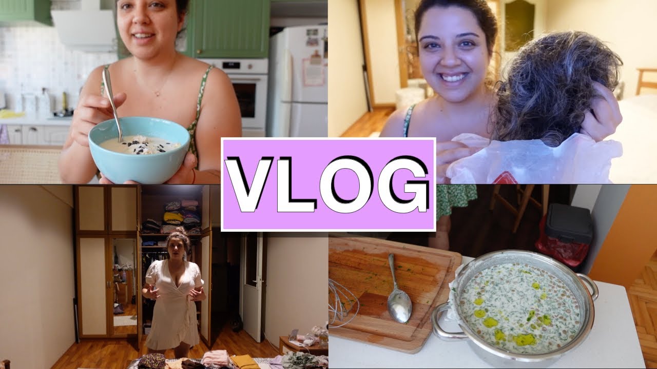 YAZIN KİLO VERDİREN TARİFLER | GEÇEN YAZ ÜSTÜME OLMAYANLARI DENİYORUM VE DOLAP DÜZENLİYORUZ #vlog